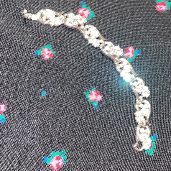 Vintage rhinestone bracelet - Picture 5 of 11